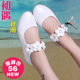【天天特价】女童白色皮鞋软底公主鞋学生平底演出鞋女孩韩版单鞋
