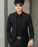 2016小西装男韩版修身款外套西服夏季薄款青年商务职业装男版上衣