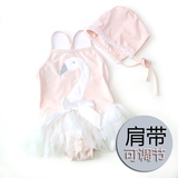 出口蓬蓬裙可爱儿童游泳衣女童小孩连体婴儿宝宝芭蕾舞韩国泳装