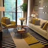 几何欧式简约宜家艺术地中海手工晴纶腈纶地毯客厅茶几沙发可定制