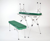 Onwaysports手提箱式户外折叠桌椅铝合金折叠桌椅折叠餐桌椅