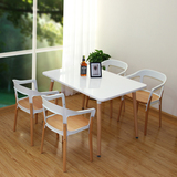 钢木椅 家居实木金属椅 创意北欧宜家时尚客厅餐厅卧室餐椅休闲椅