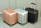 商务铝框电脑拉杆箱 18寸万向轮小行李箱空姐旅行箱 登机箱