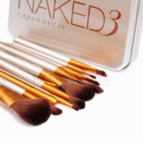 NAKED3代初学者12支彩妆刷专业化妆工具全套装刷子唇刷眼影刷清仓