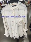 ZARA专柜正品代购 16新款女装印花长袖衬衫 2345186 2345/186