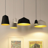 北欧创意铝材吊灯单头简约吧台餐厅灯个性艺术咖啡馆书房彩色吊灯