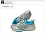 正品现货李宁女式透气网面耐磨舒适专业羽毛球鞋AYTF002-1-2-3