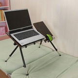 增高大学生笔记本电脑桌 床上用可折叠懒人桌移动桌子高度调节