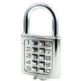 台湾数字按键式密码锁 进口digital lock箱包衣柜挂锁 工业级挂锁