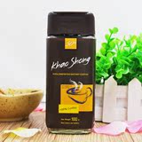T泰国khao shong原装高盛黑咖啡速溶(无糖纯黑咖啡粉)100g/瓶