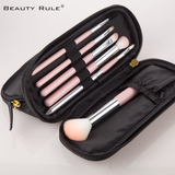 美丽法则套刷两用化妆包小号韩国黑色便携收纳包刷包手拿包手抓包