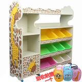儿童玩具收纳架幼儿园宝宝书架整理架储物柜小鹿超大收纳架玩具架