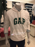 Gap正品代购男装多选色纯棉仿旧徽标连帽卫衣179929原价399