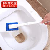 日本LEC 马桶刷创意刷子厕所刷长柄清洁刷洁厕刷免洗剂软毛刷
