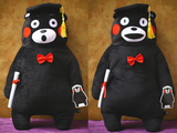 日本熊本县吉祥物熊本熊黑熊毛绒公仔玩具抱枕靠垫毕业季生日礼物