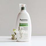 小乖美货美国Aveeno成人燕麦高效保湿润肤乳身体乳591ml孕妇可用