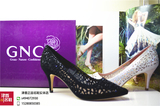 GNC格蕾丝2016新款新款布纹羊皮时尚优雅专柜实体店正品女鞋80101