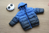 外贸原单冬季新款专柜正品男童蓝色绿色棉衣棉服运动休闲外套