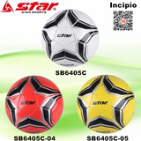 STAR世达足球SB6405C无缝防水热熔粘接热粘合教学训练球三色可选