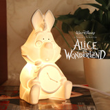 创意出口日本原装陶瓷小台灯 精灵姆明熊爱丽丝兔子暖光夜灯礼物