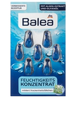 德国Balea芭乐雅维他命橄榄蓝藻补水保湿精华素胶囊  7粒装