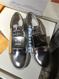香港代购 专柜小票 Acne Studios 金属银 男士笑脸鞋 男鞋 带鞋盒