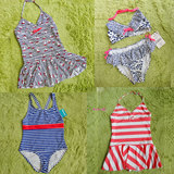 低价销儿童泳衣女童连体分体比基尼中大童防晒女孩游泳衣包邮外贸