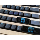 IKBC 104键二色 双色PBT键帽 白色/黑色 机械键盘专用 透光键帽