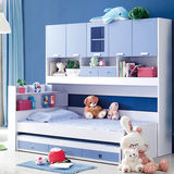 晓度 简约衣柜床多功能床儿童子母床组合床上下床双层低床儿童床