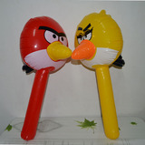 儿童充气玩具批发愤怒的小鸟锤子气球模型玩具短棒槌 加油道具