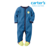 现货美国代购Carters 新生婴儿宝宝夏天纯棉衣短袖连身体哈衣爬服
