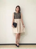 2016夏女装外贸出口日本原单甜美优雅简约清凉欧根纱连衣裙