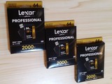 现货 Lexar 雷克沙2000x USH-II/U3 32G 64GB 高速SD卡 送读卡器