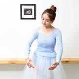 韩国进口青少年舞蹈练功服装 中大童芭蕾披肩 成人跳舞秋冬紫外套