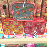 日本大创DAISO正品代购 可爱花朵粉色系旅行用收纳包洗漱包化妆包