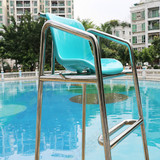 游泳池加厚救生椅（1.9高）/游泳池体育设备/不锈钢泳池救生椅
