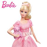 珍藏版芭比之粉色祝福Barbie芭比娃娃公主可爱生日儿童礼物X8428