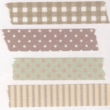 【半米分装】倉敷意匠計画室  棕褐灰色组 和纸胶带 和玉条纹方格