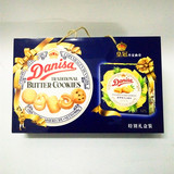 Danisa皇冠曲奇印尼进口丹麦风味饼干908g礼盒装年货送礼零食品