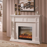欧式简单款壁炉装饰柜美式实木白色电视柜取暖器壁挂炉电壁炉架