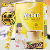 韩国进口咖啡 韩国麦馨MAXIN三合一摩卡咖啡1200g一箱8包