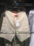 ZARA上海专柜正品代购 3月男士亚麻百慕大短裤7248/402 7248402