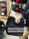 专柜正品代购H&M HM 特价折扣女包超软面仿皮单肩斜挎水桶包