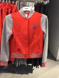 专柜正品Adidas/阿迪达斯春季羊年女款针织茄克外套棒球服S14107