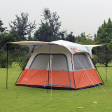新款科尔曼 全自动帐篷户外 野外露营防雨 双层多人超大帐篷包邮