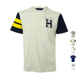 美国直邮Tommy Hilfiger/汤米男款夏季短袖圆领T恤字母图案款