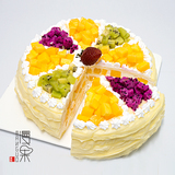 芒果千层蛋糕 新鲜水果生日蛋糕 口味可选  仅限宁波同城配送上门
