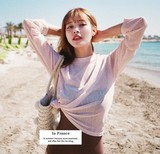 2016夏款韩国官网正品代购 Cherrykoko舒适粉嫩长袖T恤C64PSTE31