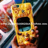iphone5/5s/6/6p三星小米魅族索尼HTC小黄鸭独家定制奶油手机壳