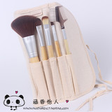 美国ecoTools天然竹柄环保化妆刷子套刷 5件套装彩妆工具